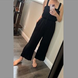 Madewell Tank Jumpsuit  Sleeveless Black 0